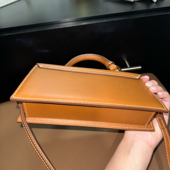 Jacquemus The Chiquito Boucle Long Bag Leather Light Brown - Picture 7 of 7